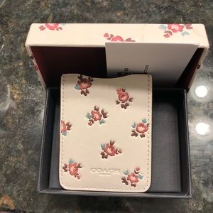 Coach cellphone card holder